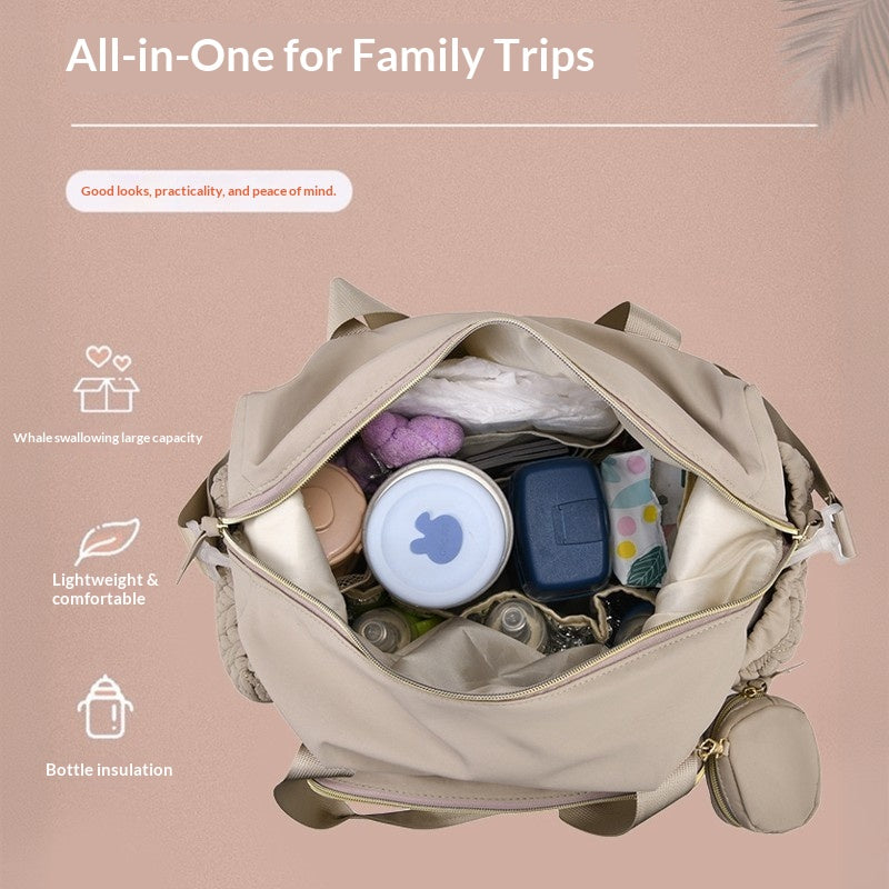 Mamigo large Capacity Handheld Mommy Bag Equipped With Baby Diaper Pad