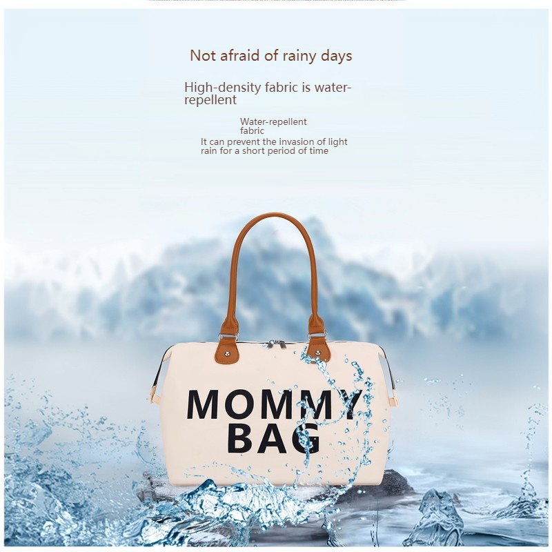 Mamigo 3Pcs Mommy Bag Set Large Capacity Baby Diaper Bag Wet Dry Separation Tote Handbag