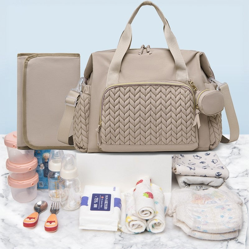 Mamigo large Capacity Handheld Mommy Bag Equipped With Baby Diaper Pad