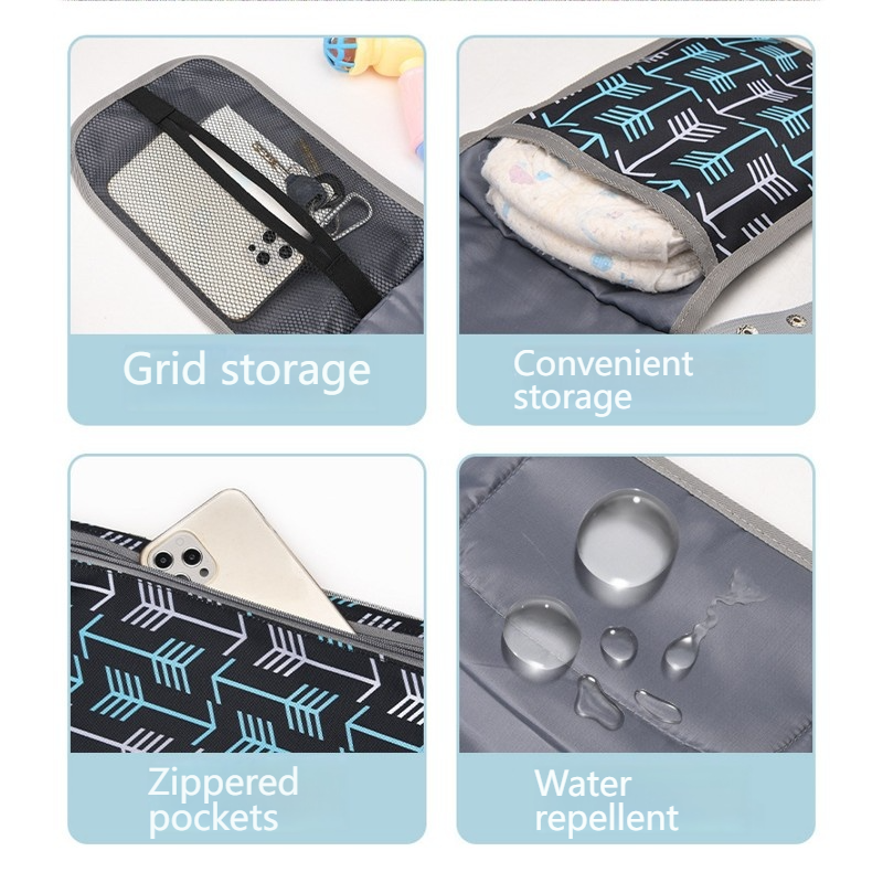 Mamigo【2PCS】Foldable Baby Changing Station Bag