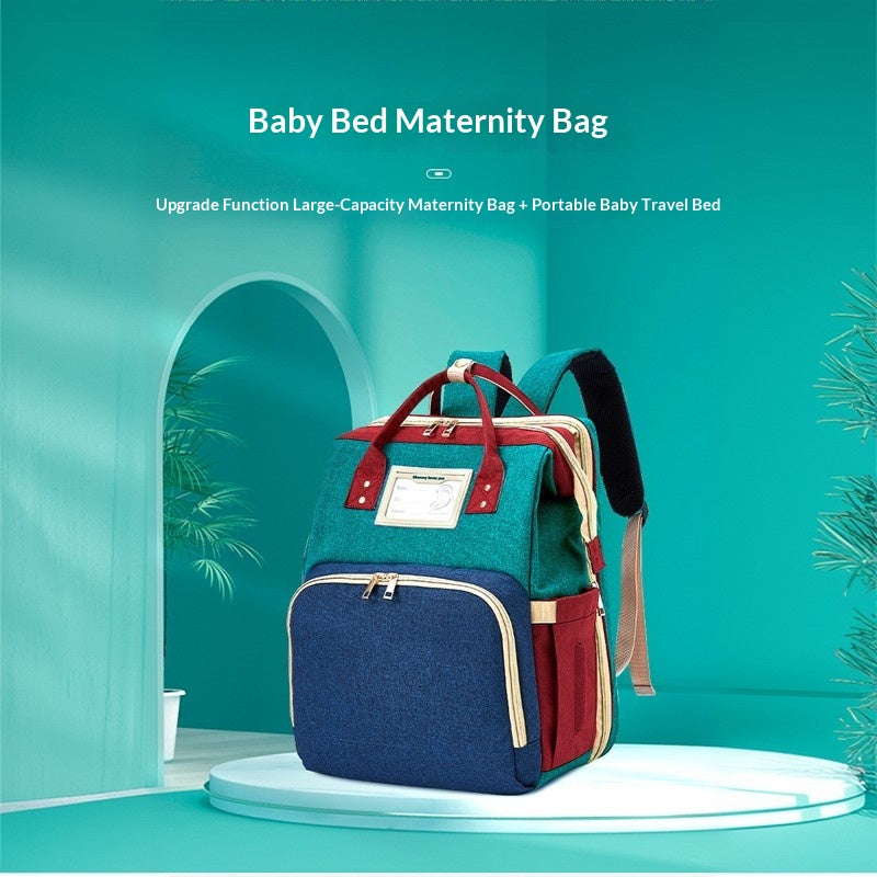 Mamigo Multifunctional Foldable Portable Convertible Baby Bed Diaper Bag Carrier