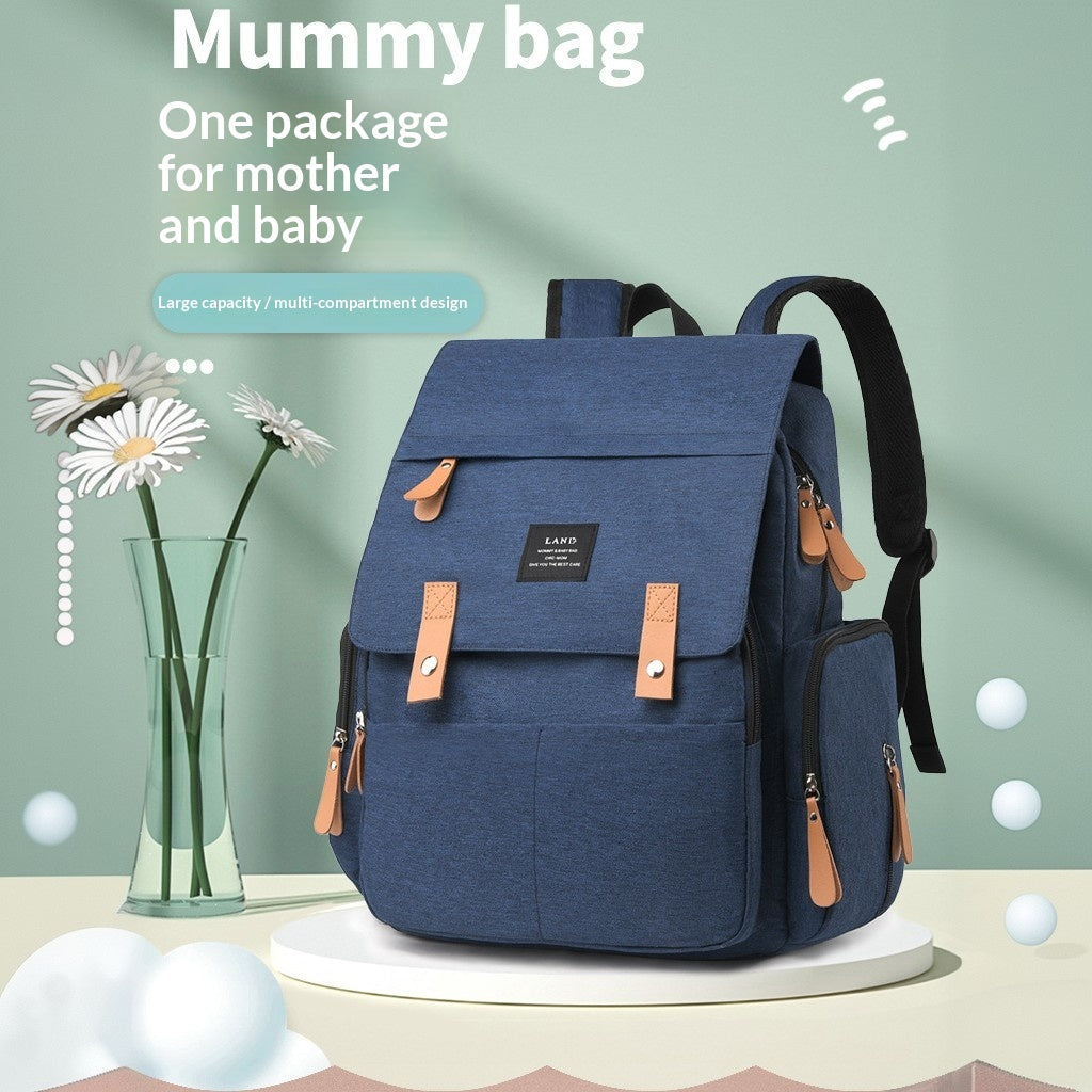 Mamigo Large Capacity Built-in Changing Pad Multifunctional Diaper Bag Backpack