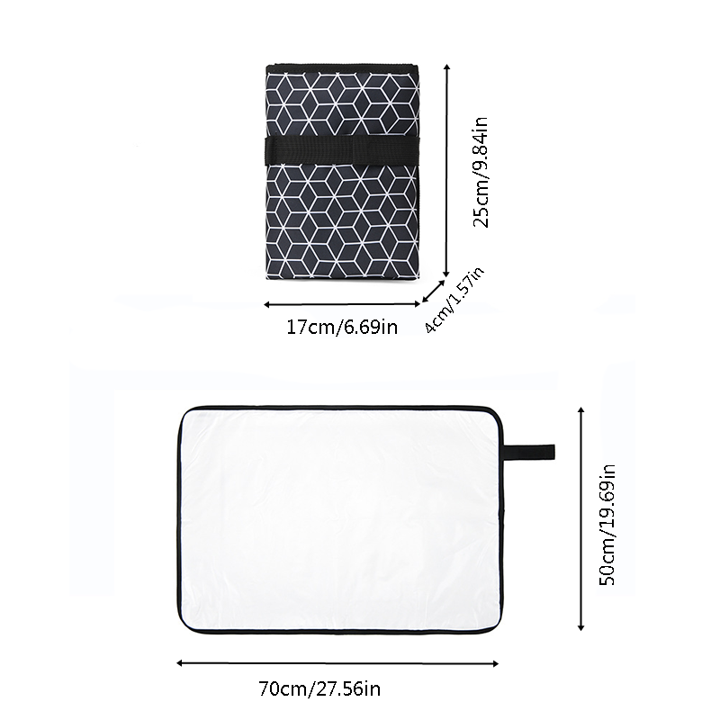 Mamigo 2 Piece Set Multifunctional Foldable Portable New Style Diaper Bag & Changing Pad