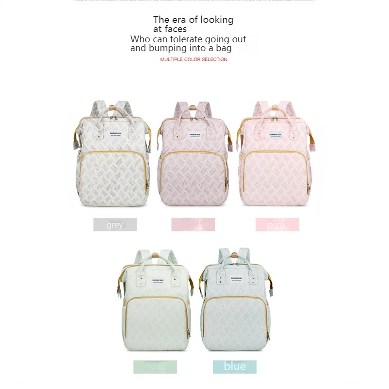 Mamigo New Versatile Multifunctional USB Charging Sunshade Outdoor Diaper Backpack