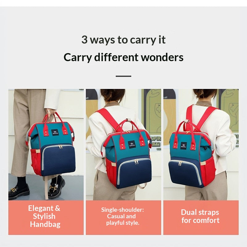 Mamigo Lightweight Water Resistant High Capacity Multifunctional Diaper Backpack