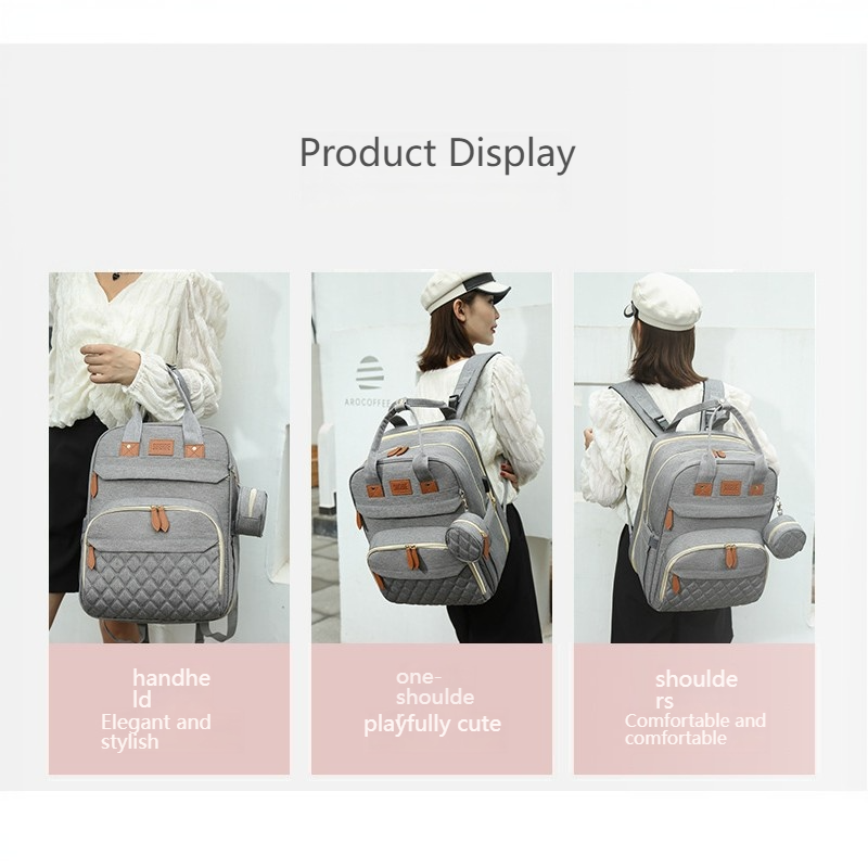 Multifunctional Maternity & Baby Backpack: Large Capacity, Practical, and Versatile—Doubles as a Portable Baby Bed More than just a backpack—it's a baby bed!