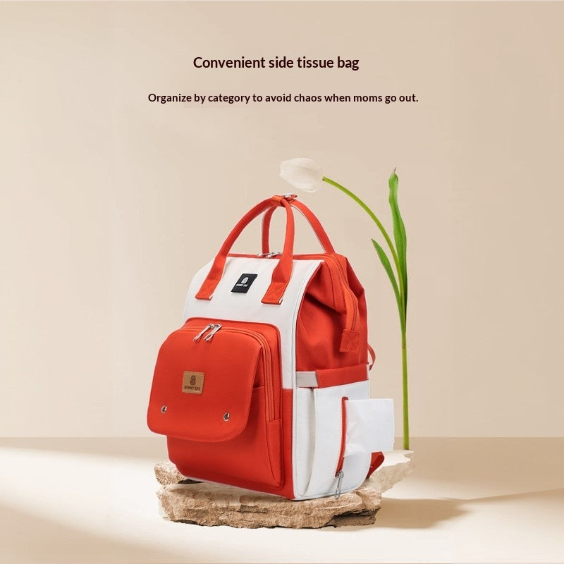 Mamigo Large Capacity Multifunctional Wet Dry Separation Stylish Diaper Backpack