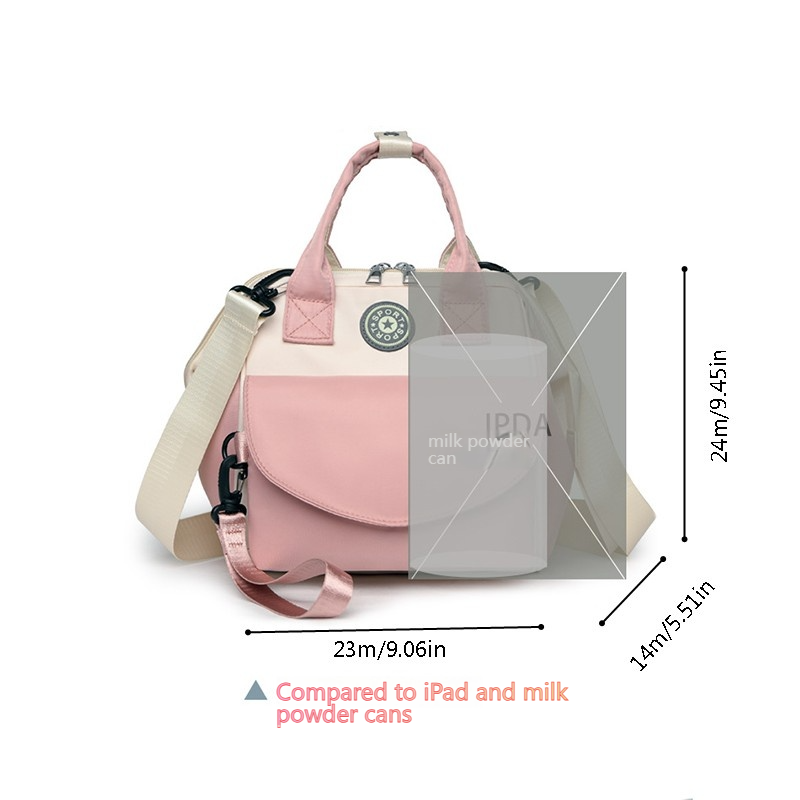 Mamigo 2 Piece Set Detachable Compact Stylish Waterproof Lightweight Multifunctional Crossbody Handbag