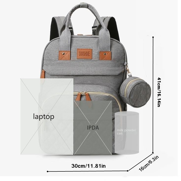 Multifunctional Maternity & Baby Backpack: Large Capacity, Practical, and Versatile—Doubles as a Portable Baby Bed More than just a backpack—it's a baby bed!