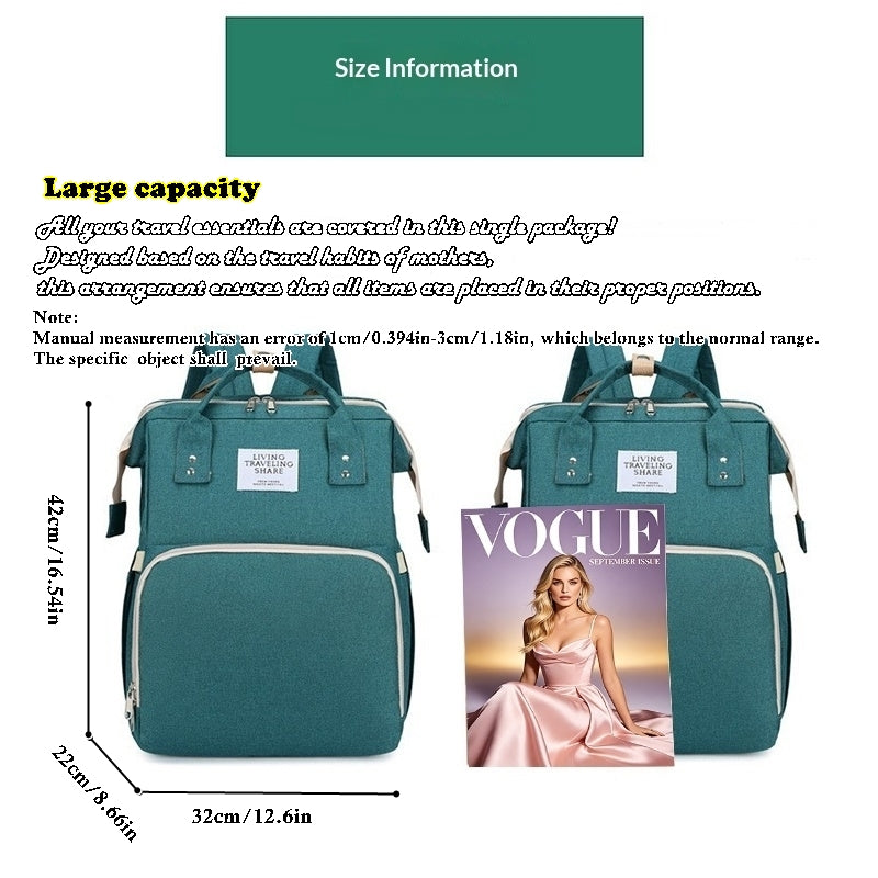 Mamigo Premium Foldable Large Capacity Baby Bed Diaper Bag