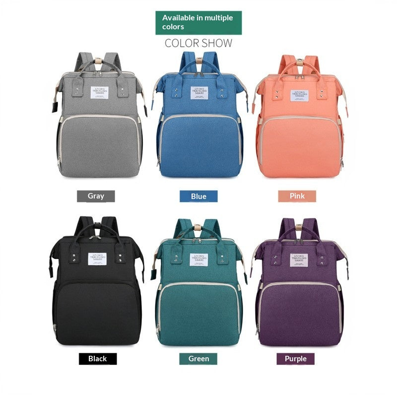 Mamigo Premium Foldable Large Capacity Baby Bed Diaper Bag