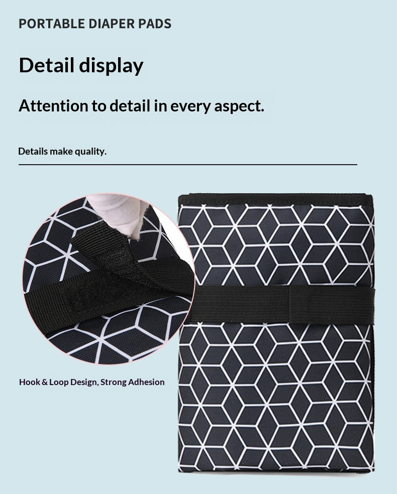 Mamigo 2 Piece Set Multifunctional Foldable Portable New Style Diaper Bag & Changing Pad