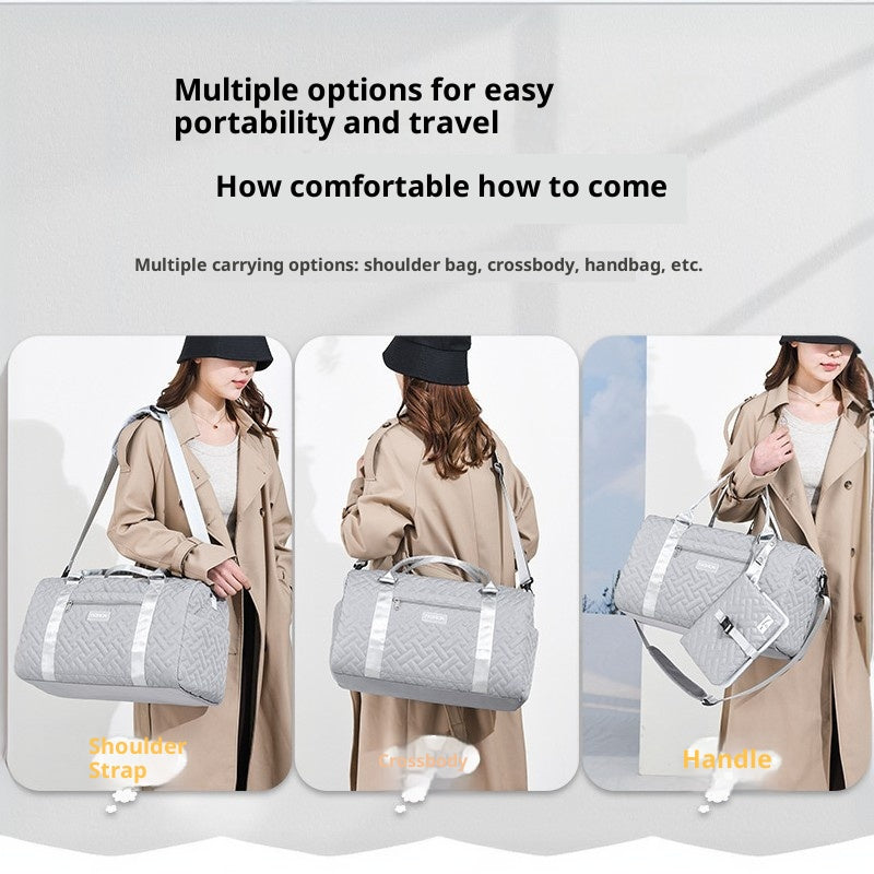 Mamigo High Capacity Wet-Dry Separation Water Resistant Crossbody Maternity Labor Bag