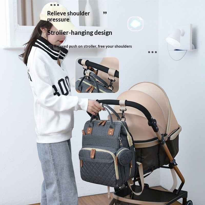 Mamigo Stylish High Capacity Mommy Diaper Backpack Organizer