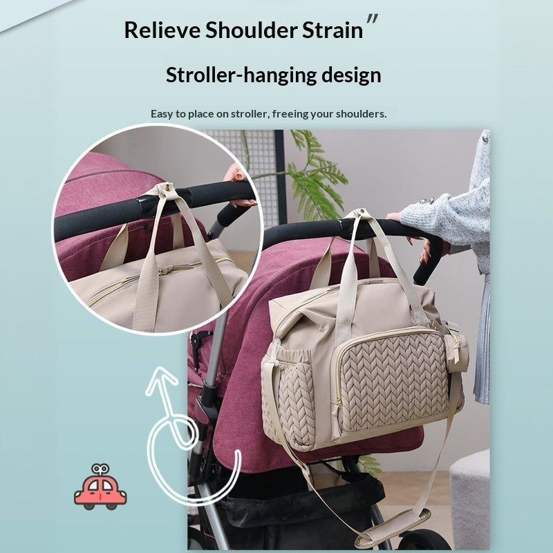 Mamigo large Capacity Handheld Mommy Bag Equipped With Baby Diaper Pad