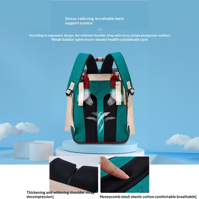 Mamigo Multifunctional Foldable Portable Convertible Baby Bed Diaper Bag Carrier