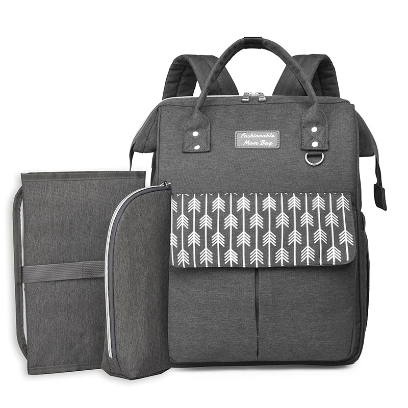 Mamigo 3 Piece Set Multifunctional High Capacity Travel Maternity Baby Diaper Bag