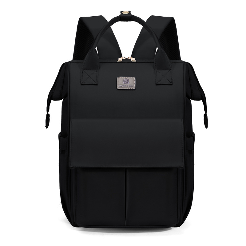 Mamigo Large Capacity Multifunctional Lightweight Casual Style Insulated Breast Milk Storage Small Round Bag Diaper Backpack