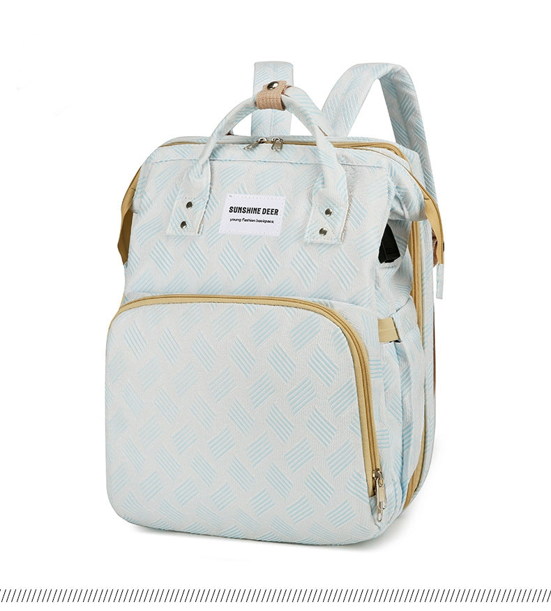 Mamigo New Versatile Multifunctional USB Charging Sunshade Outdoor Diaper Backpack