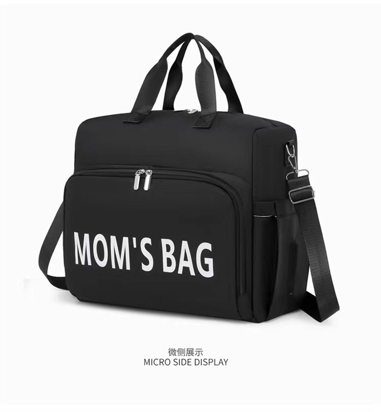 Mamigo【Three-piece set】  New Elegant Mommy Bag Large Capacity Insulated Crossbody Travel Maternity Diaper Backpack