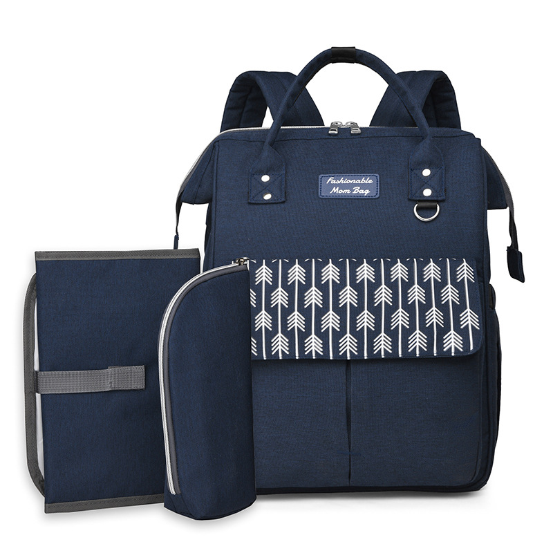 Mamigo 3 Piece Set Multifunctional High Capacity Travel Maternity Baby Diaper Bag
