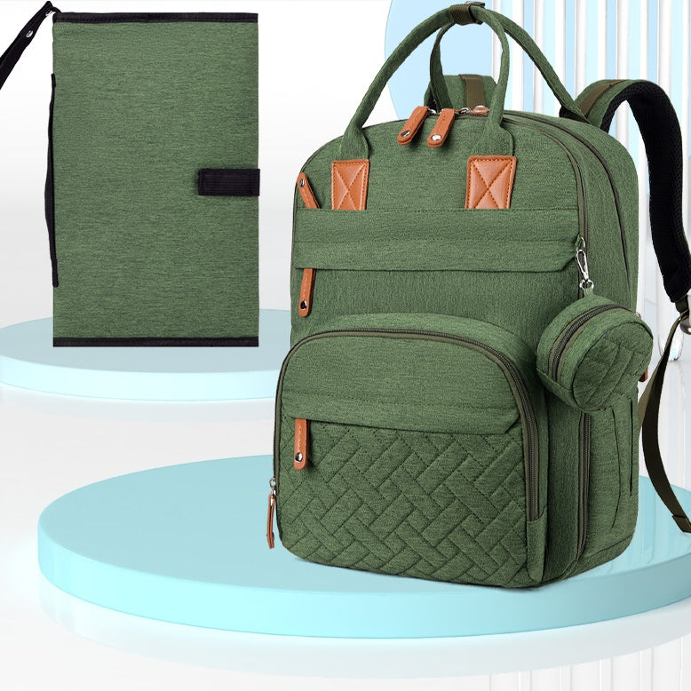 Mamigo  multi-compartment Insulated Maternity Backpack Multi-color Available【Free diaper changing cloth】
