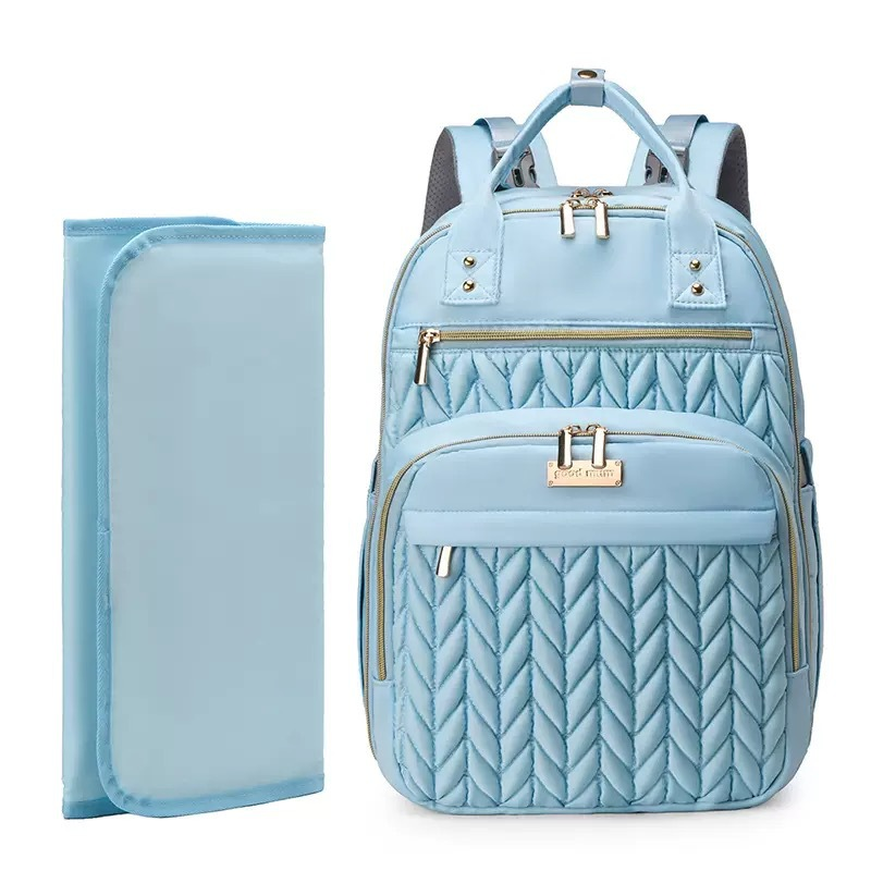 Mamigo  fashion Maternity Backpack Baby Diaper Travel Bag[Waterproof Changing Pad (folded)]