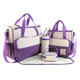 Mamigo 5Pcs Mommy Bag Set Large Capacity Multi-size Multifunctional Maternity Hospital Bag