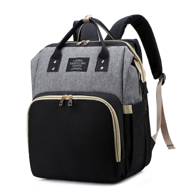 Mamigo Premium Convertible Large Capacity Mommy Bag with Built-in Baby Bed