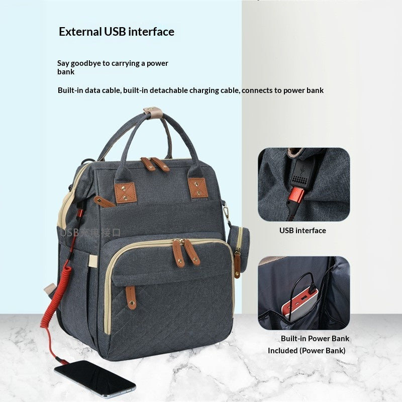 Mamigo Stylish High Capacity Mommy Diaper Backpack Organizer