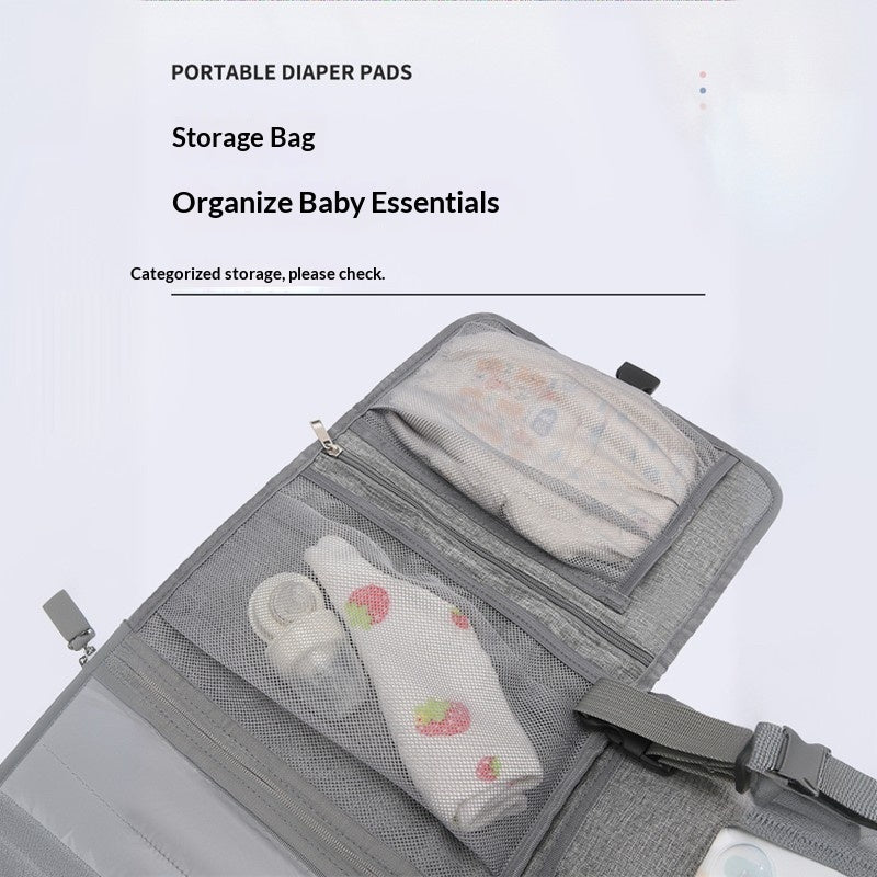 Mamigo Foldable Waterproof Changing Pad Organizer Bag