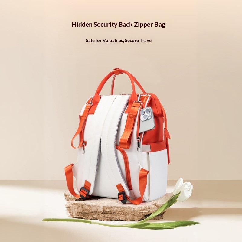 Mamigo Large Capacity Multifunctional Wet Dry Separation Stylish Diaper Backpack
