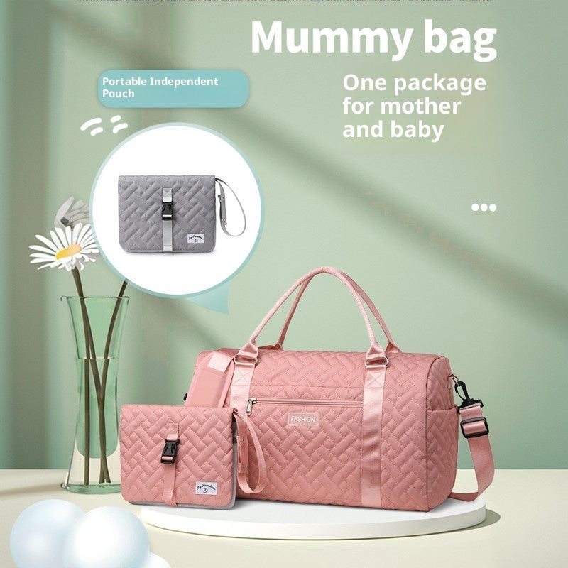 Mamigo High Capacity Wet-Dry Separation Water Resistant Crossbody Maternity Labor Bag