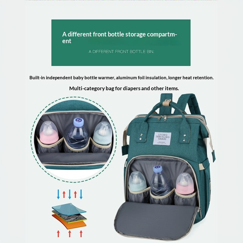 Mamigo Premium Foldable Large Capacity Baby Bed Diaper Bag