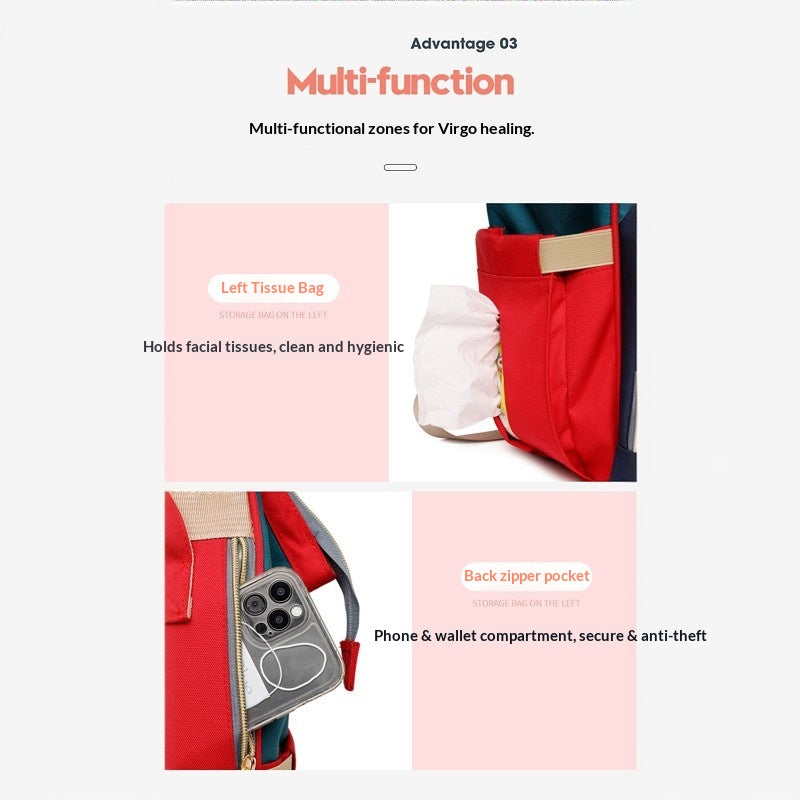 Mamigo Lightweight Water Resistant High Capacity Multifunctional Diaper Backpack