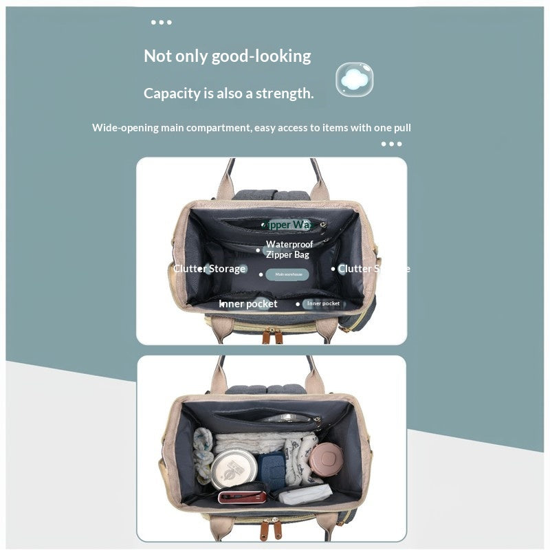 Mamigo Stylish High Capacity Mommy Diaper Backpack Organizer