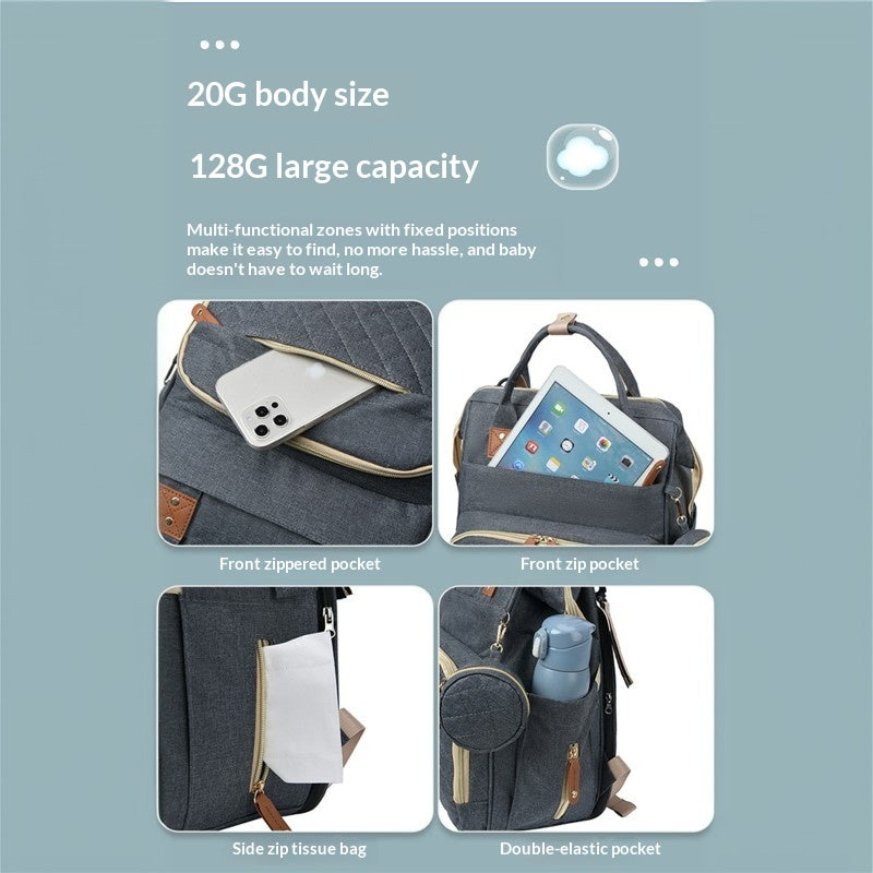 Mamigo Stylish High Capacity Mommy Diaper Backpack Organizer