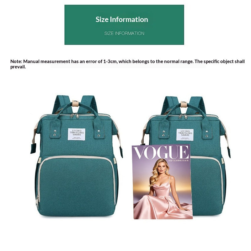 Mamigo Premium Foldable Large Capacity Baby Bed Diaper Bag