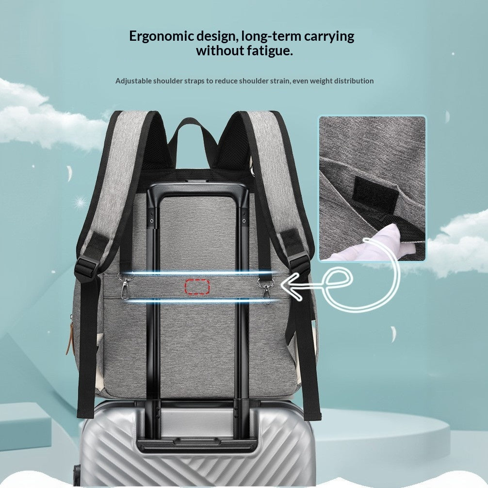 Mamigo Large Capacity Built-in Changing Pad Multifunctional Diaper Bag Backpack